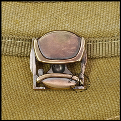 Клипса для системы MOLLE для рюкзака "Кот Да Винчи" , латунь