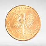 Poland, 10 Zlotys, 1990, VF