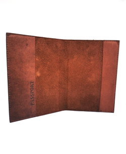 Обложка на паспорт «Royal». Цвет орех