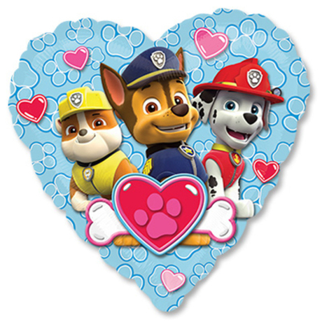 Щенячий патруль сердце голубое