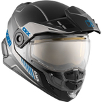 Шлем снегоходный CKX MISSION AMS EDL FULL FACE TRACKER, голубой матовый