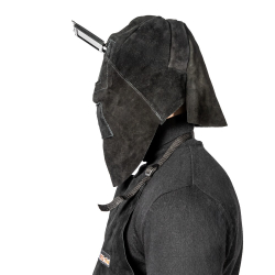 Маска сварщика из спилка