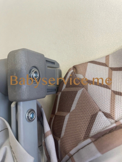 Капюшон Babyhit Rainbow коричневый клетка