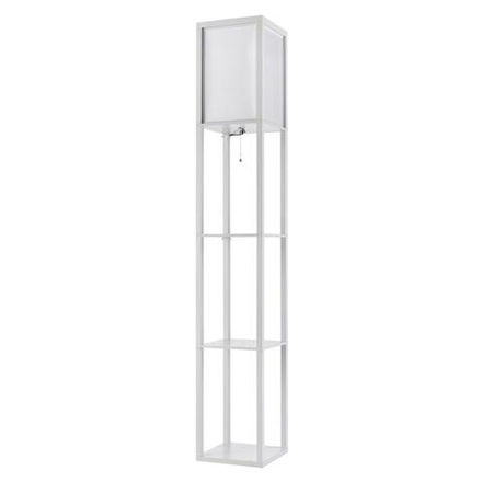 8089/1F COMFI LN26 459 белый, дерево/текстиль Торшер Е27 1*60W 220V PRACTIC