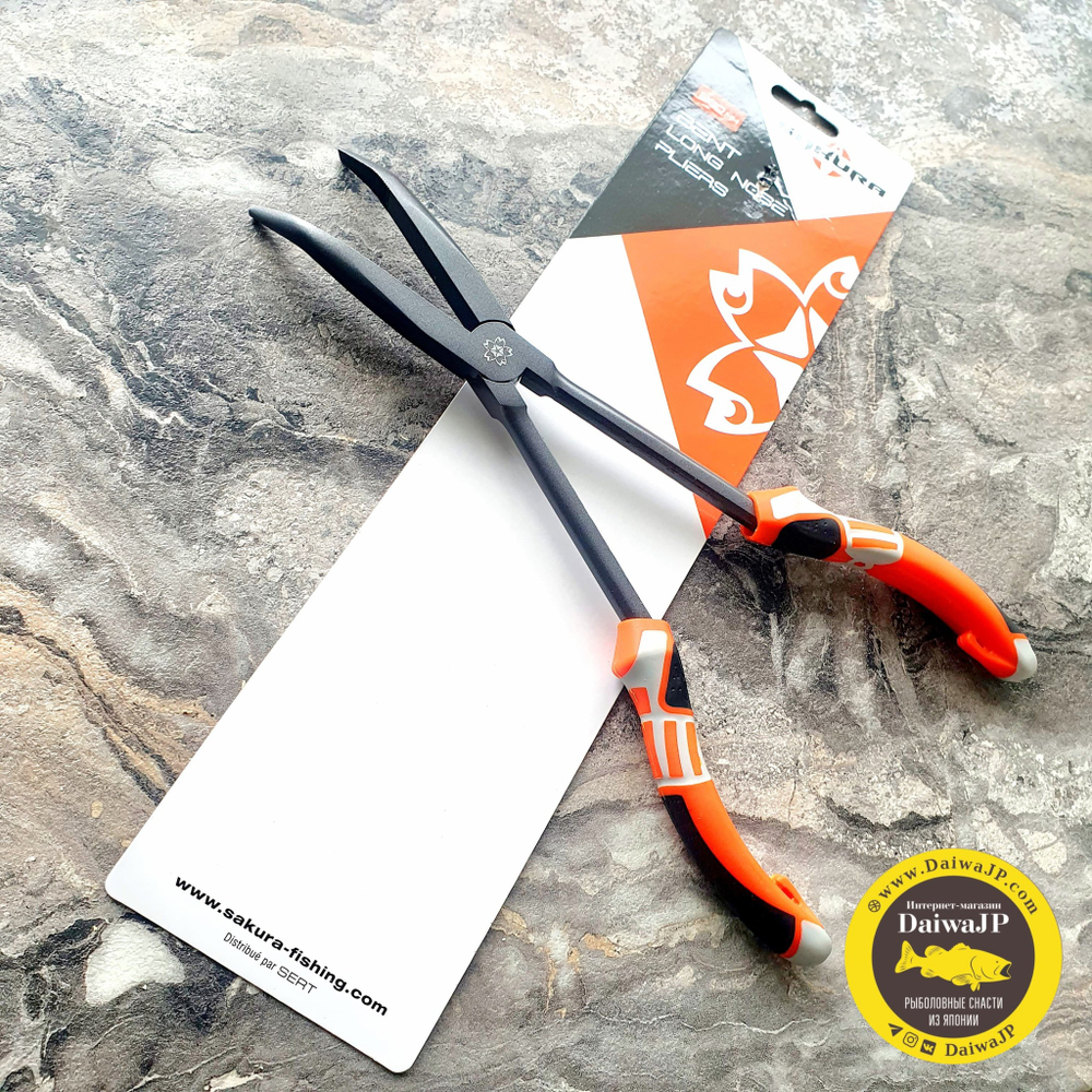Пассатижи SAKURA BENT LONG NOSE PLIERS - 280мм