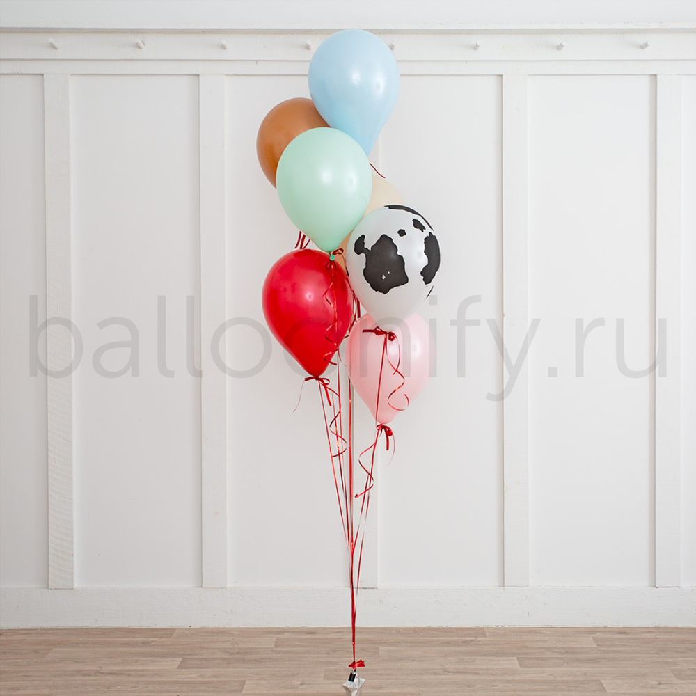 Фонтан шаров "Пятнистые приключения"