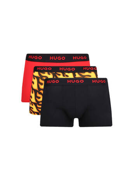 Трусики-боксеры 3шт. Hugo Bodywear - оранжевый(50480170)