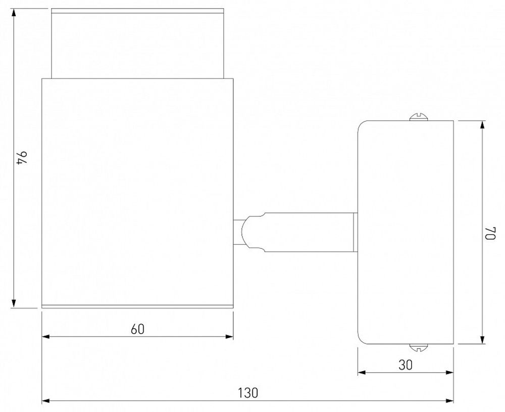 Бра Eurosvet Morgan 20124/1 черный