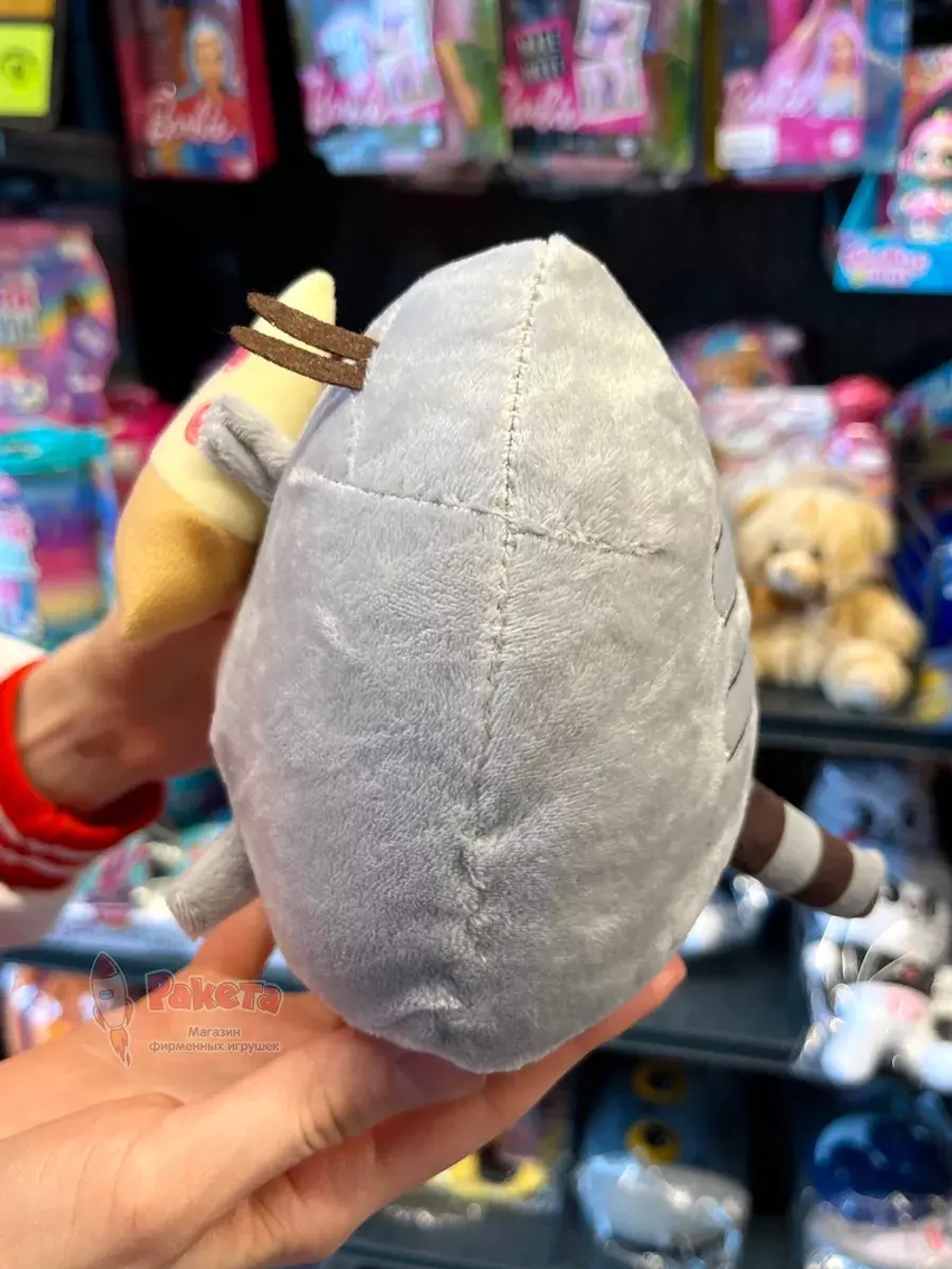 Мягкая игрушка Пушин Кот Кэт плюшевый котик с пиццей