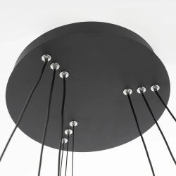 Citilux Дуэт CL719681 LED Люстра подвесная с пультом Чёрная