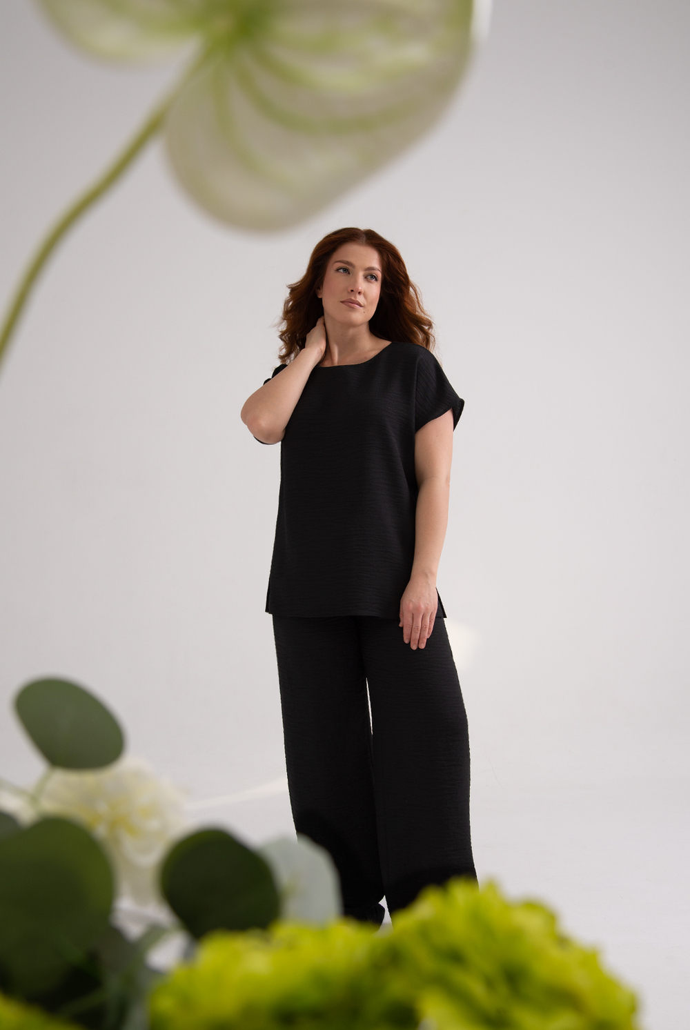 Блузка женская 3256зпа, черный #527Чер093256зпа