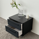 Тумба прикроватная подвесная ROYAL 5202 эко (Черный-р.черная)