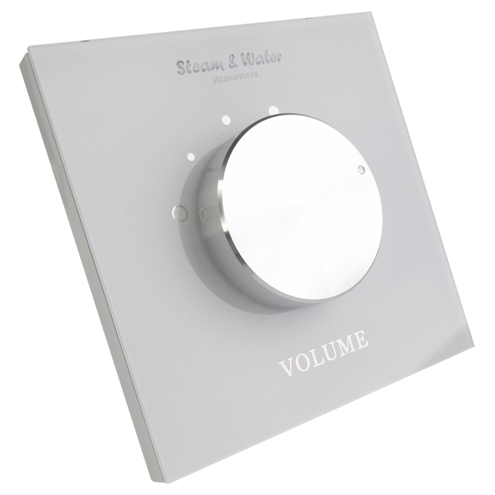 Настенный регулятор громкости звука настенный Steam&water SOUND CONTROL White 50 (Цвет черный, 5 уровней громкости, 4-8 Ом, 30W)