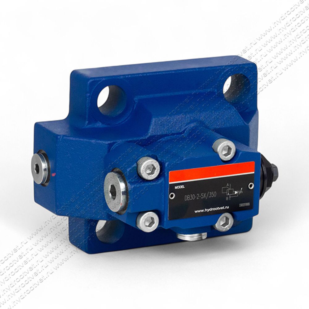 DB30-2-5X/350 - Предохранительный клапан Ду32 с давлением настройки до 350 бар, управление - X и Y - внутренние