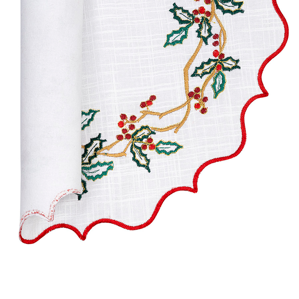 Набор салфеток под приборы 2шт 38см Tkano Festive wreath New Year Essential