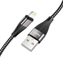 USB HOCO X57 Blessing, Lightning, 2.4А, 1 м, черный