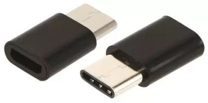 Переходник Micro USB - Type-C, RedLine, black