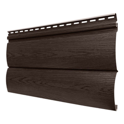 Сайдинг Tecos Lux Двойной оцилинд. брус Бразильская вишня 3660х230 мм