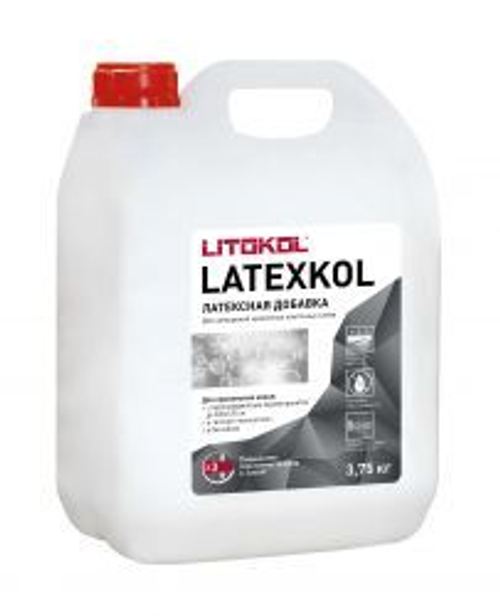 Латексная добавка для цементных клеев Litokol Latexkol 3.75 кг