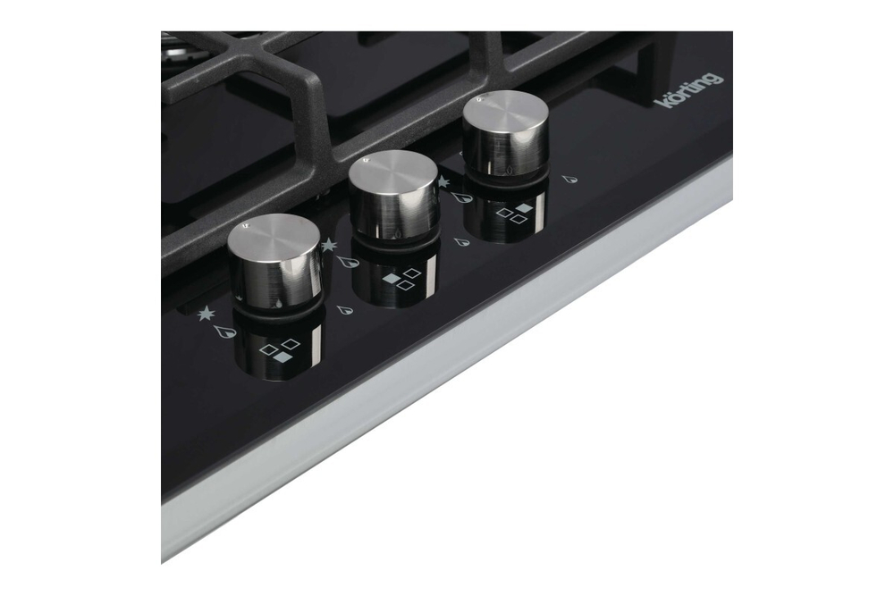 Газовая стеклянная варочная панель Korting HGG 4825 CTN