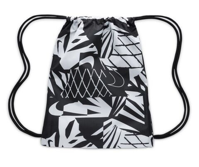 Рюкзак теннисный Nike Kids' Drawstring Bag - black/white/vivid orange