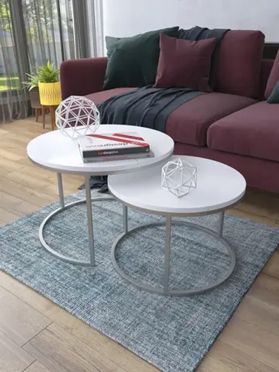 Комплект журнальных столов Акцент - СБГ - МДФ в ПВХ