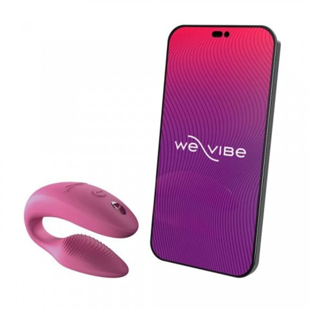 Вибратор для пар We-Vibe Sync 2 розовый (в комплекте батарейка для пульта)