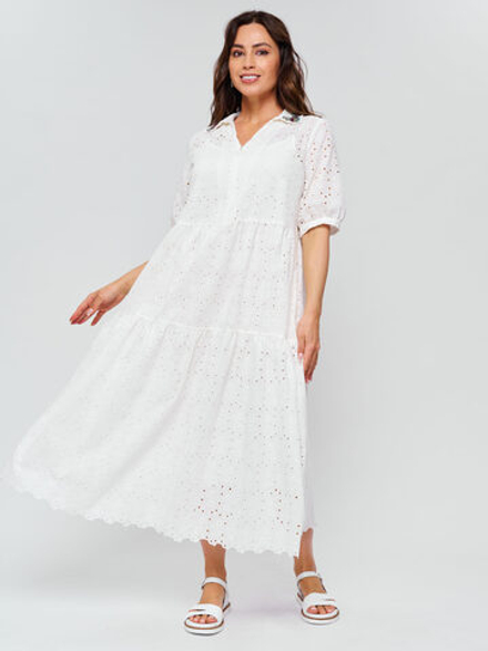 Платье шитье белое