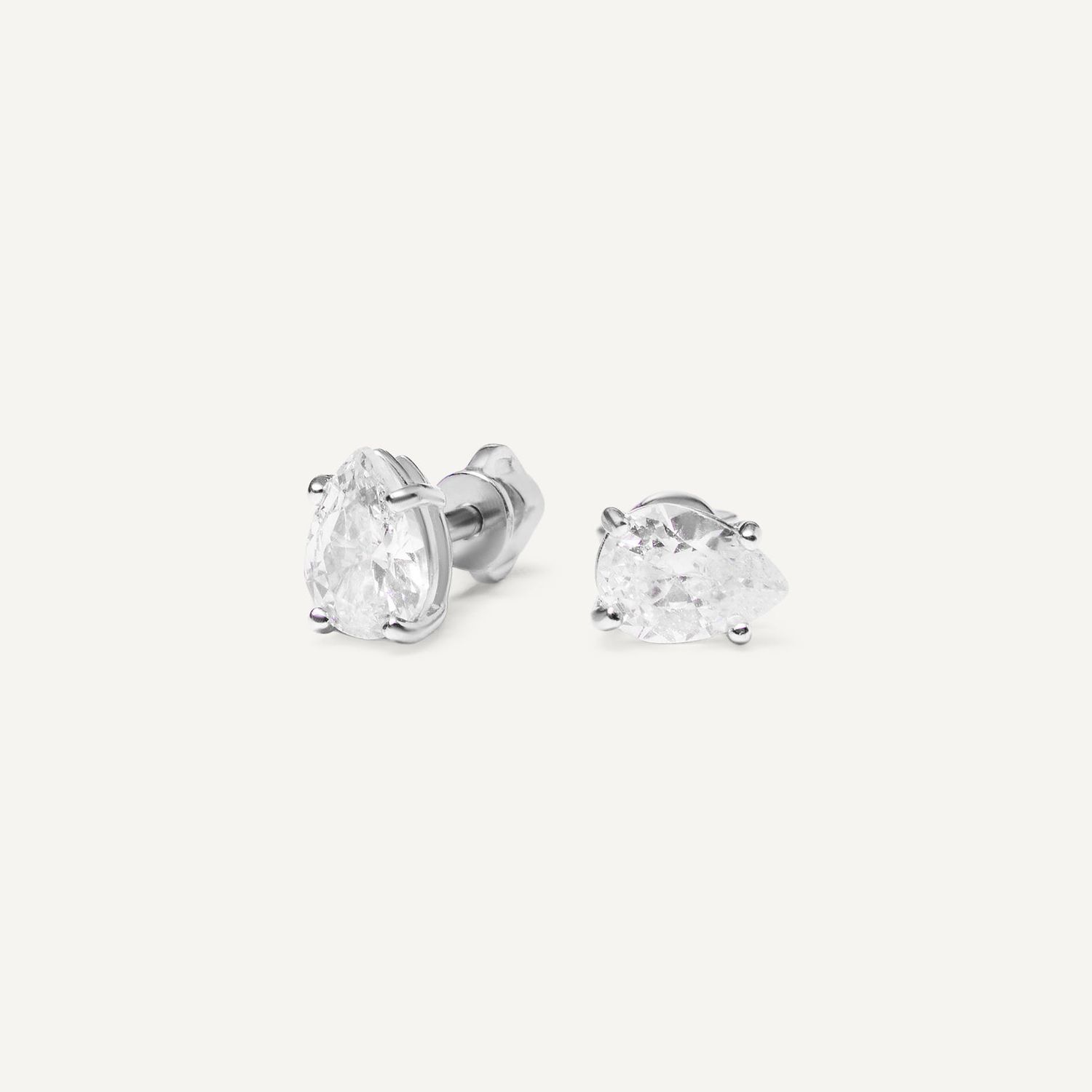 Серьги Classic Pear Studs, Size 5