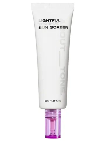 About Tone Легкий освежающий солнцезащитный крем SPF50 Lightful Tone-Up Sun Screen 50 мл