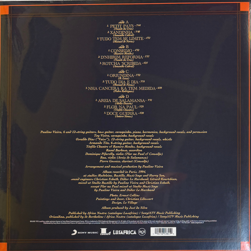 Cesaria Evora ‎– Cesaria 2LP (Европа 2018г.) Т