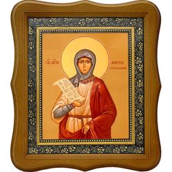 Мария Устюжская праведная. Икона на холсте.