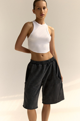 Шорты WASHED OUT Тёмно-серый