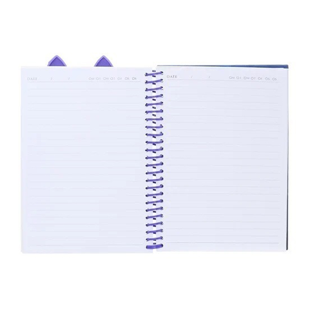 Блокнот детский Basir, формат А5, серия "Друзья", с Pop-It, цветная обложка pop it, размер 21*15 см, 80 листов, на объёмной спирали, 4 цвета ассорти