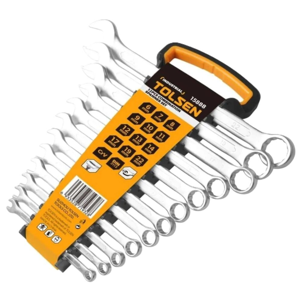 Набор ключей гаечных комбинированных TOLSEN 12шт. 15888