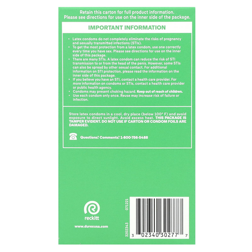 Durex, тропический аромат, плотное прилегание, 12 латексных презервативов