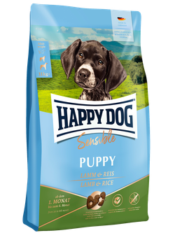 Happy Dog Sensible Puppy (ягнёнок, рис)