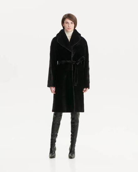 Шуба из меха норки