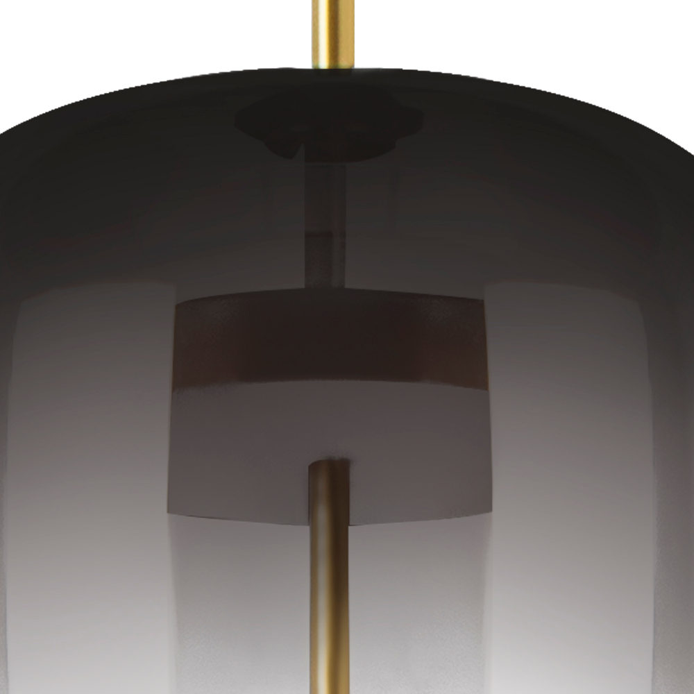 804718 Торшер CUPOLA LED 1х18W 900LM ЗОЛОТО/ДЫМЧАТЫЙ 3000K