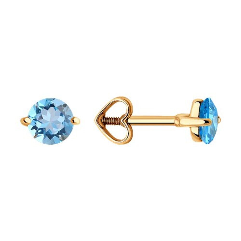 Серьги из золота 585 пробы
