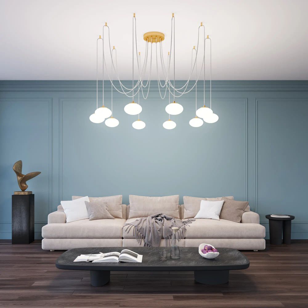 Citilux ATMAN SMART CL226A093 LED RGB Умная подвесная люстра Бронза