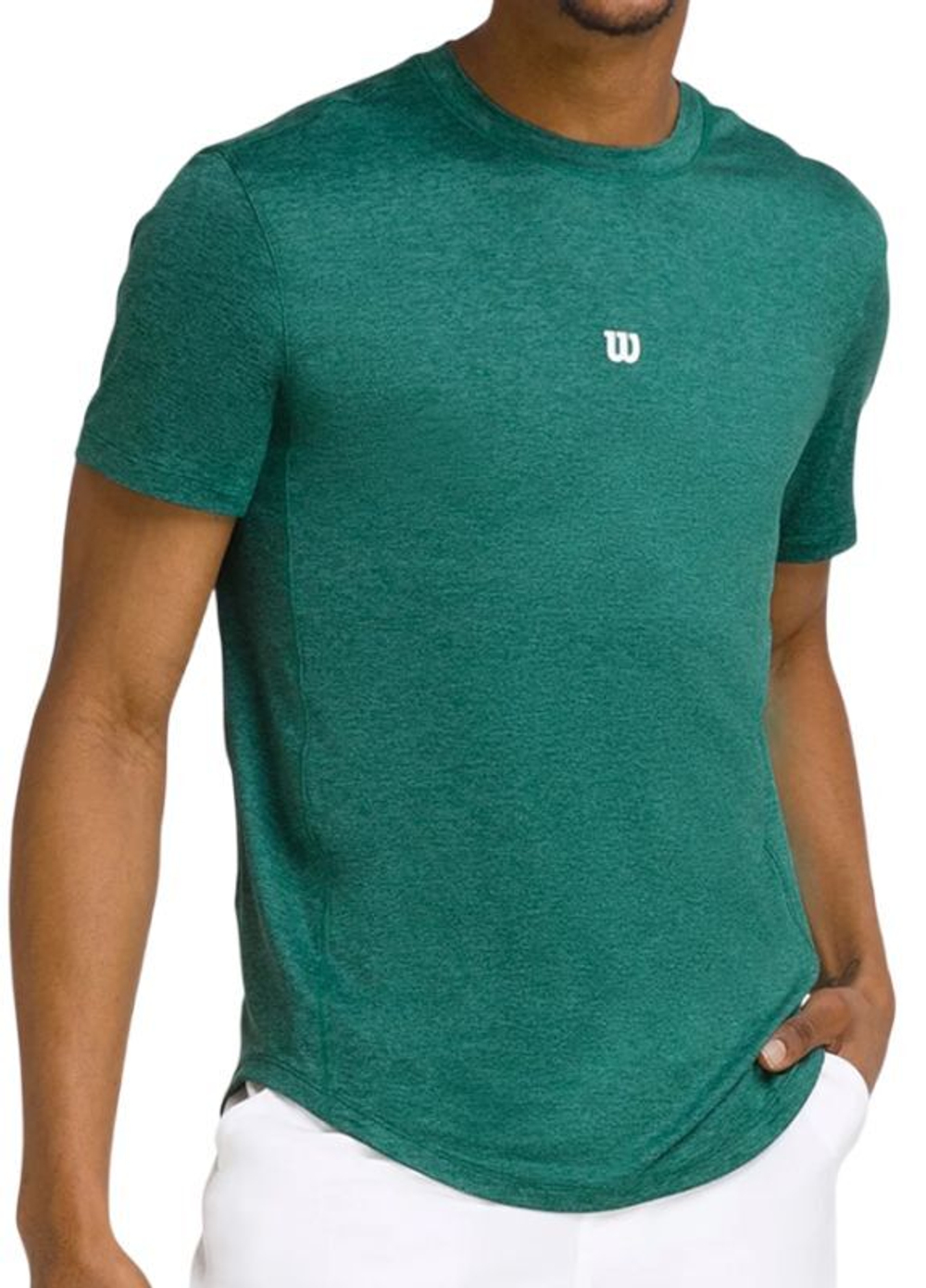 Мужская теннисная футболка Wilson The Everyday Performance - зеленый