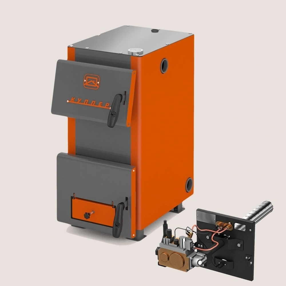 Отопительный котел Куппер ОК-9 (2.0) + Газовая горелка АГГ-13 К