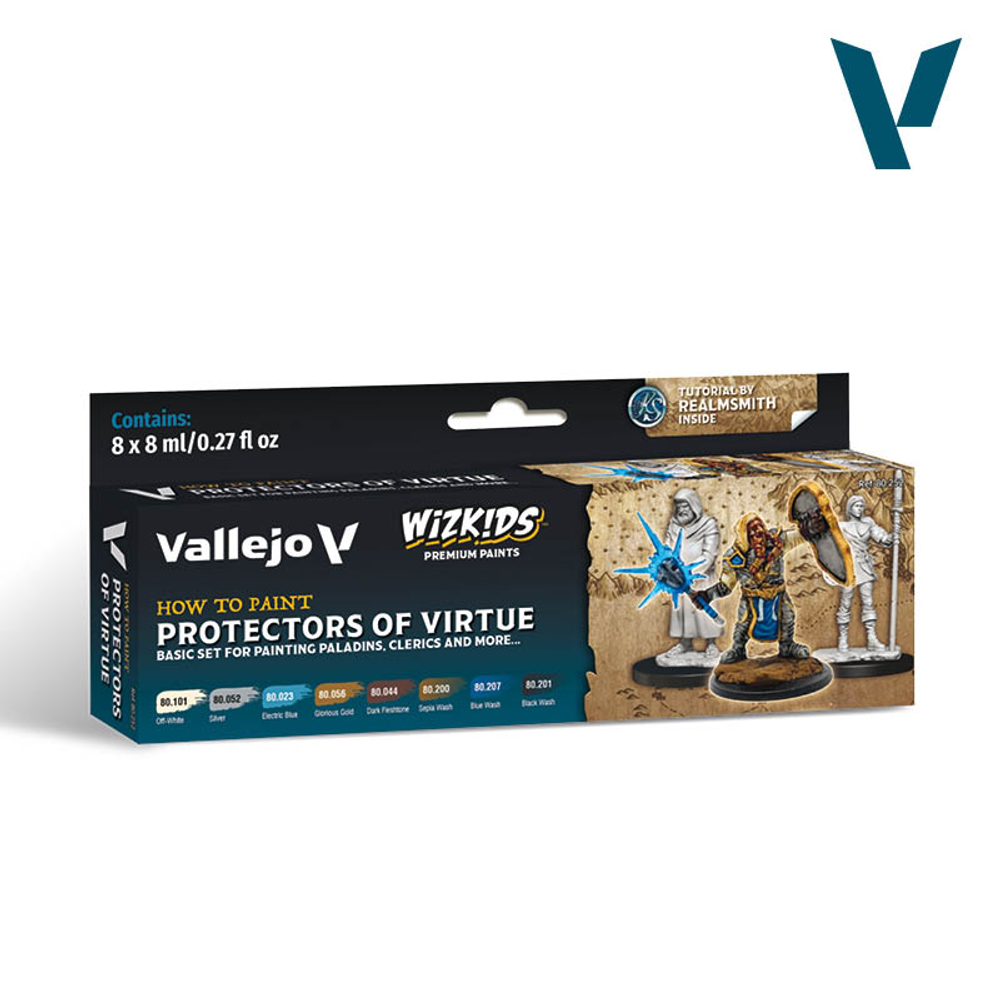 Wizkids premium set by vallejo: protectors of virtue Wizkids premium set by vallejo: protectors of virtue