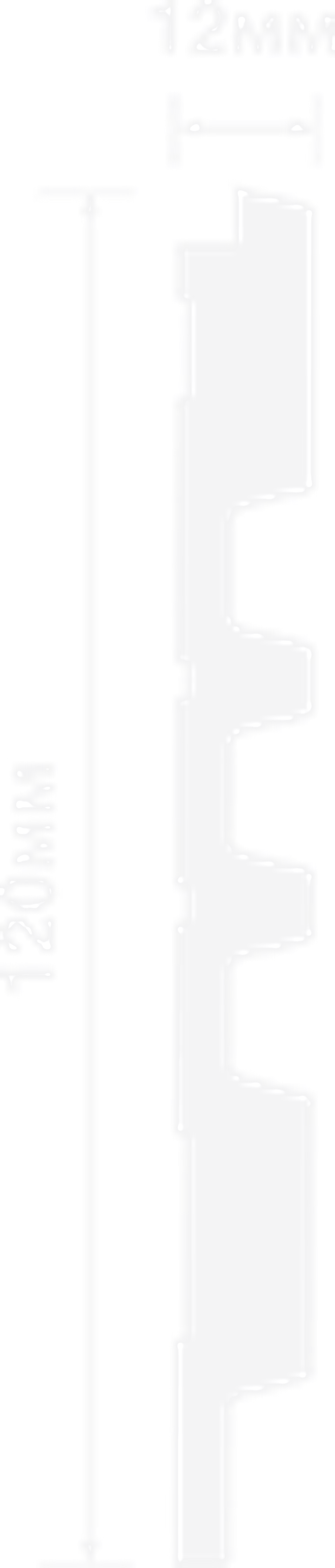 Стеновая панель HiWood декорированная, 270x12 см