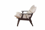 Кресло "Луна" Невада латте, Орех