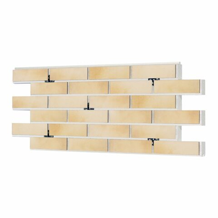Клинкерная термопанель ППС BestPoint Retro Brick Salt 1020х455 мм