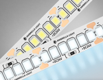 GS3303 2835 240Led/ 18W m/ 24V IP20 6500K/ 5000*10*1.2mm (2 конт.)