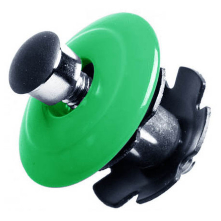 Якорь 1-1/8", зелёная окрашенная крышка из AL6061. TK-001A-Green