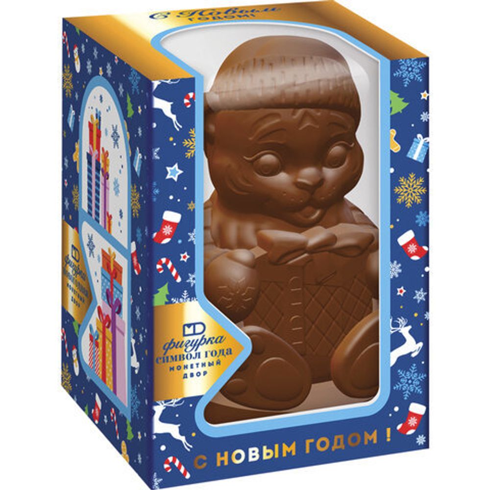 Шоколадная фигурка МОНЕТНЫЙ ДВОР "Символ года ТИГР", 100 г, в коробке, 0156